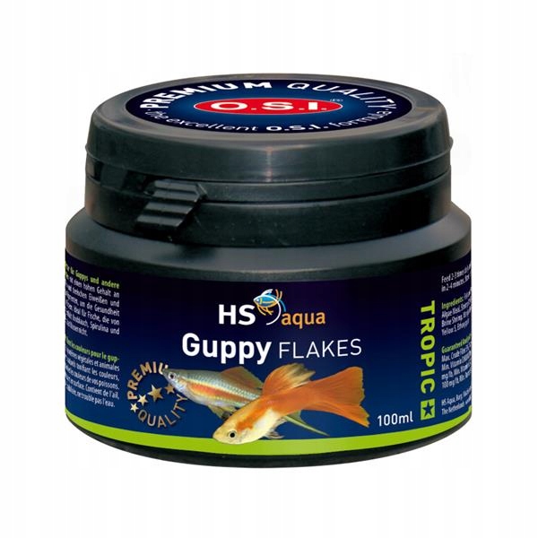HS OSI GUPPY FLAKES 100ml/18g POKARM DLA GUPIKÓW